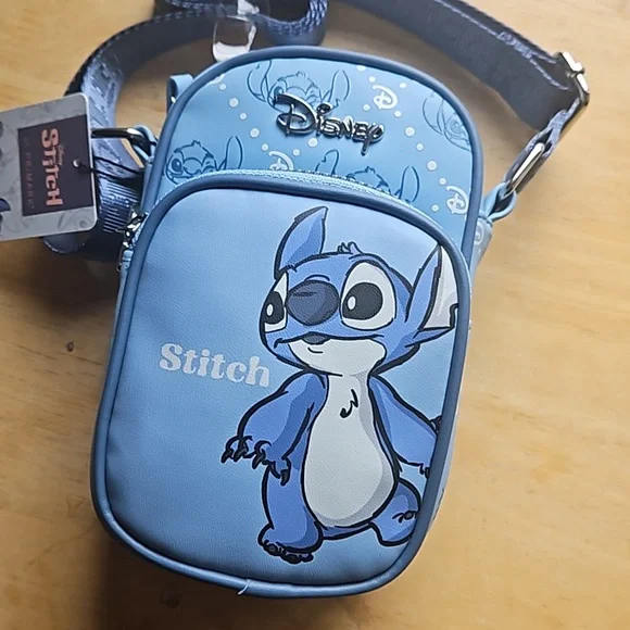 DISNEY STICH CELLPHONE CROSSBODY BAG - Picture 6 of 12